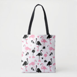 Bolsa Tote Flamingos do patinagem no gelo