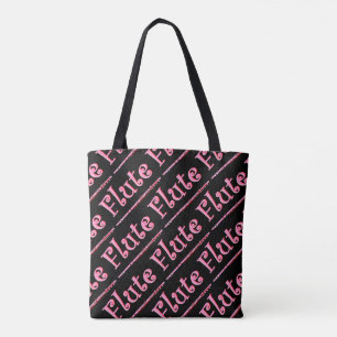 Bolsa Tote Flauta Rosa