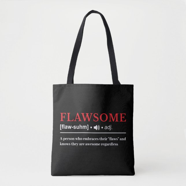 Bolsa Tote Flawsome - Definição Personalizável (Frente)