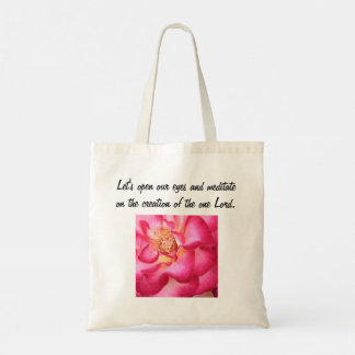 Bolsa Tote fleurs nature belle douce printemps feuilles joie