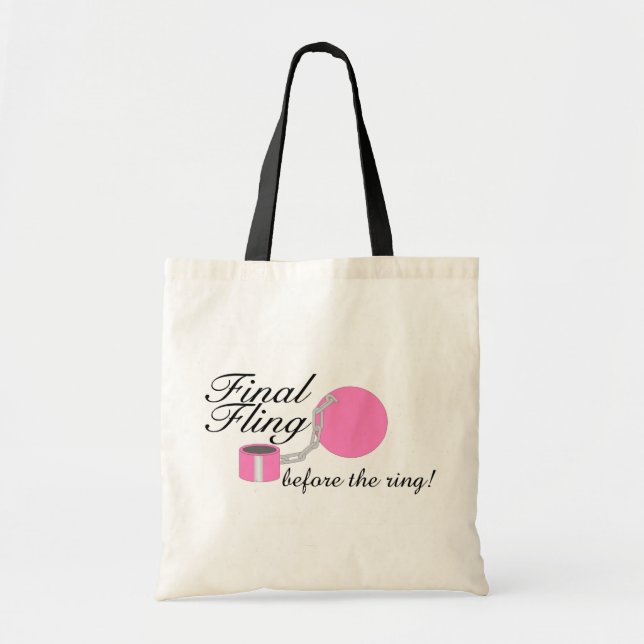 Bolsa Tote Fling final antes do anel (Frente)