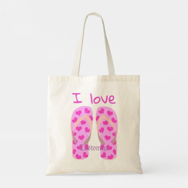 Bolsa Tote Flip-Flops Rosa Thunder_Cove (Verso)