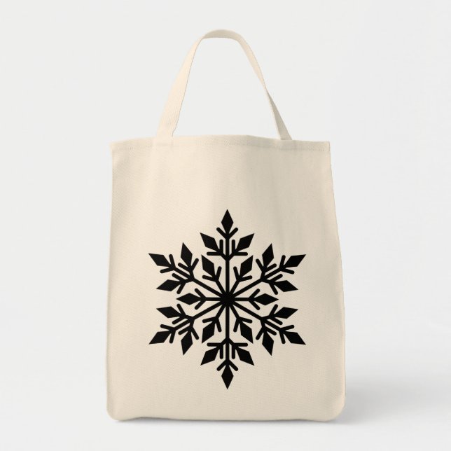 Bolsa Tote Floco de neve (Frente)