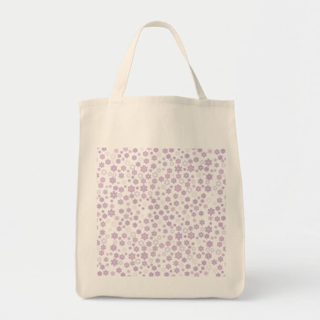 Bolsa Tote Flocos de Neve Grande- (Frente)