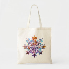 Bolsa Tote "Flocos de neve iridescentes