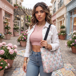 Bolsa Tote Flor