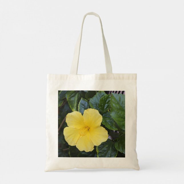 Bolsa Tote Flor Amarela (Verso)