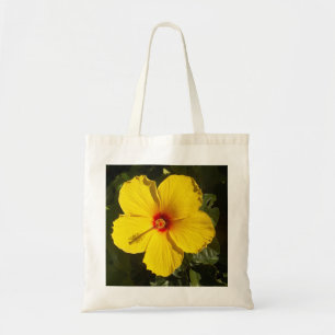 Bolsa Tote Flor amarela do hibiscus