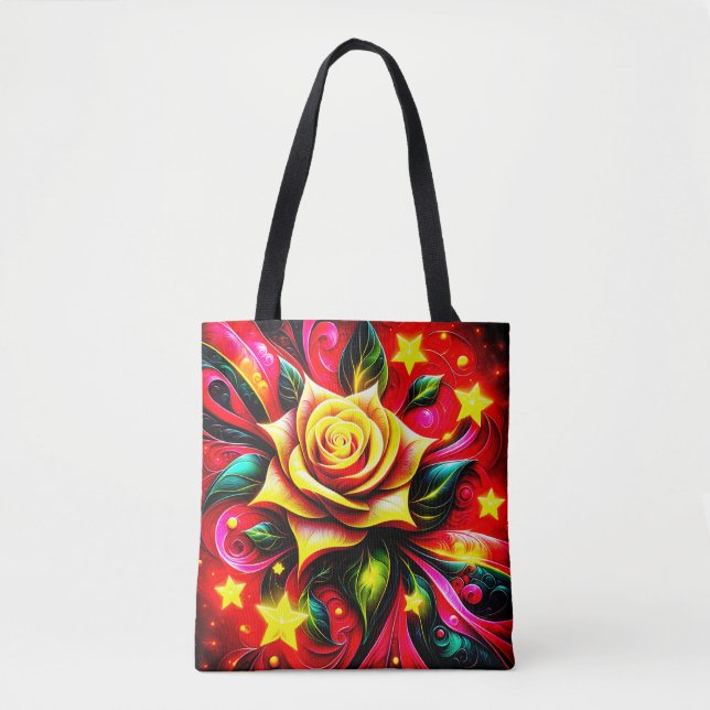 Bolsa Tote Flor Art (Frente)