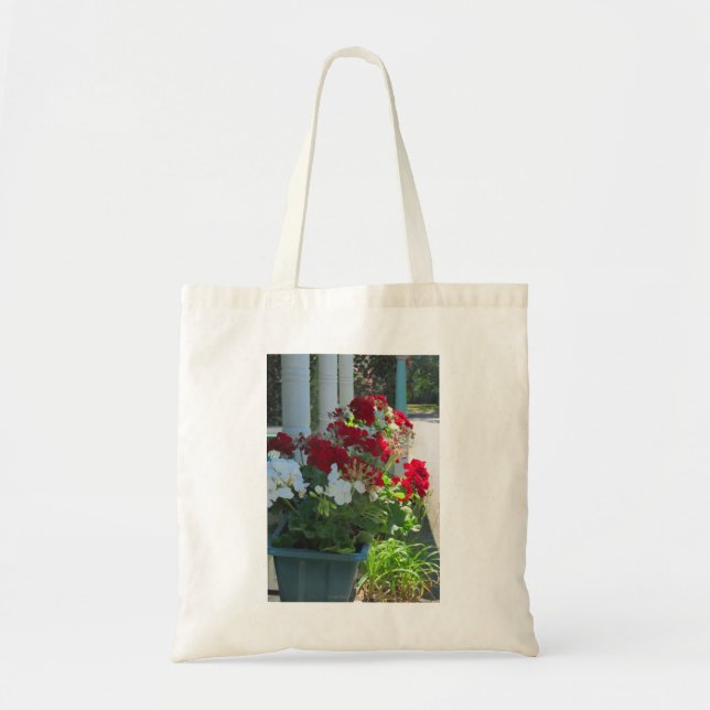 Bolsa Tote Flor Box Geraniums - Martha's Vineyard Tote Bag (Frente)