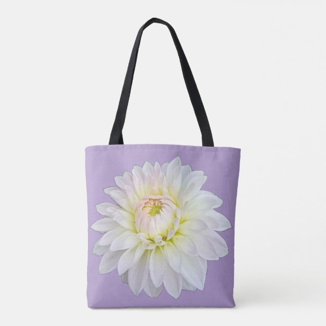 Bolsa Tote Flor branca e amarela (Verso)