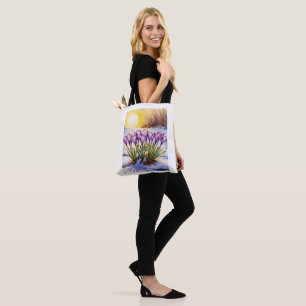Bolsa Tote Flor Crocus