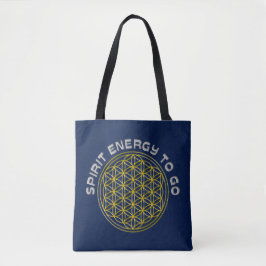 Bolsa Tote Flor da Vida - Energia espirituosa a ser usada