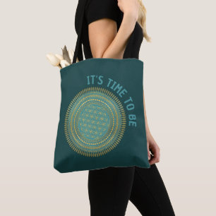 Bolsa Tote Flor da Vida - Mandala Indígena 1