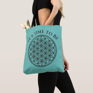 Bolsa Tote FLOR DA VIDA - Símbolo de Geometria Sagrado 1