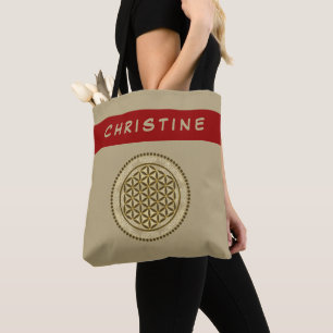 Bolsa Tote FLOR DA VIDA - Símbolo Geometrie Sagrado Art 2