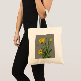 Bolsa Tote Flor de Aquarela Amarelo