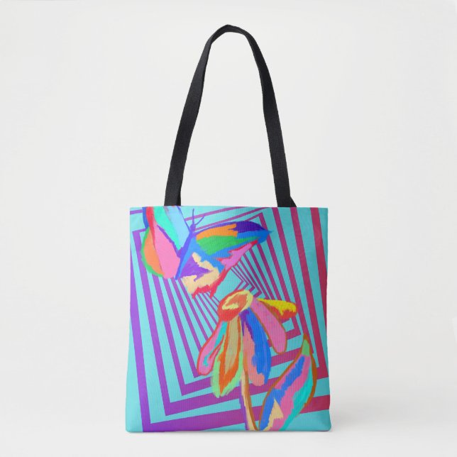 BOLSA TOTE FLOR DE BORBOLETA (Frente)