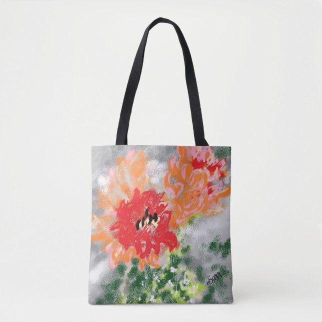 Bolsa Tote : Flor de Cacto (Frente)