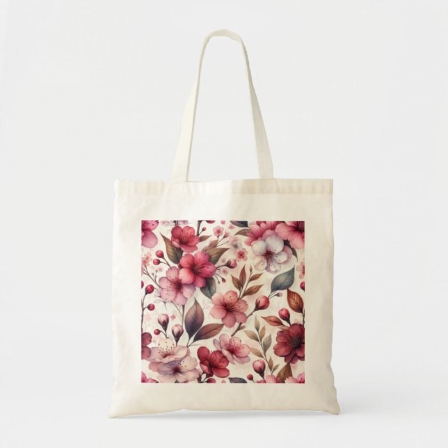 Bolsa Tote Flor de Cerejeira (Frente)