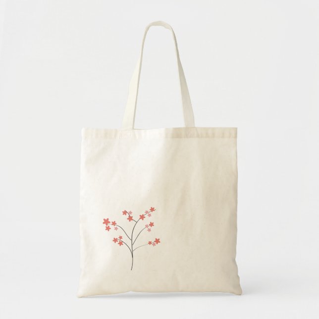Bolsa Tote Flor de cerejeira (Frente)
