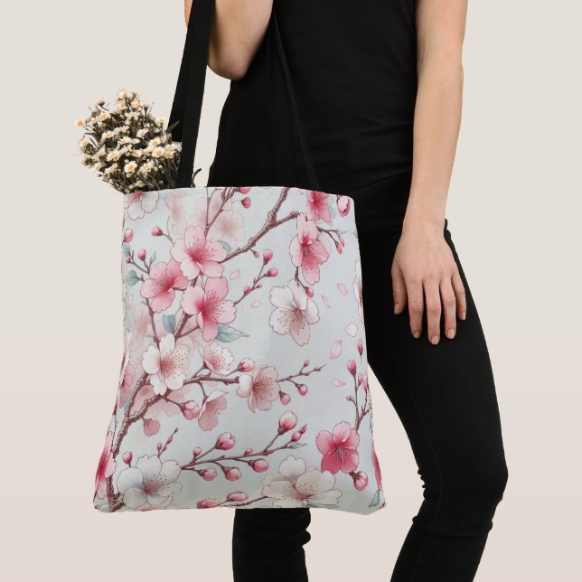 Bolsa Tote Flor de Cerejeira (Close Up)
