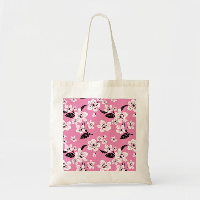 BOLSA TOTE FLOR DE CEREJEIRA - SAKURA (ROSA CLARO) (Frente)