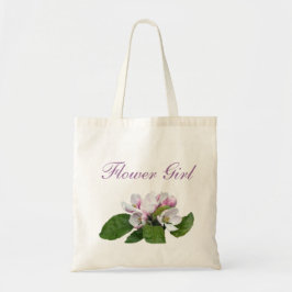 Bolsa Tote Flor de flor rosa bonito de maçã
