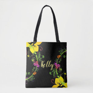 Bolsa Tote Flor de hibisco
