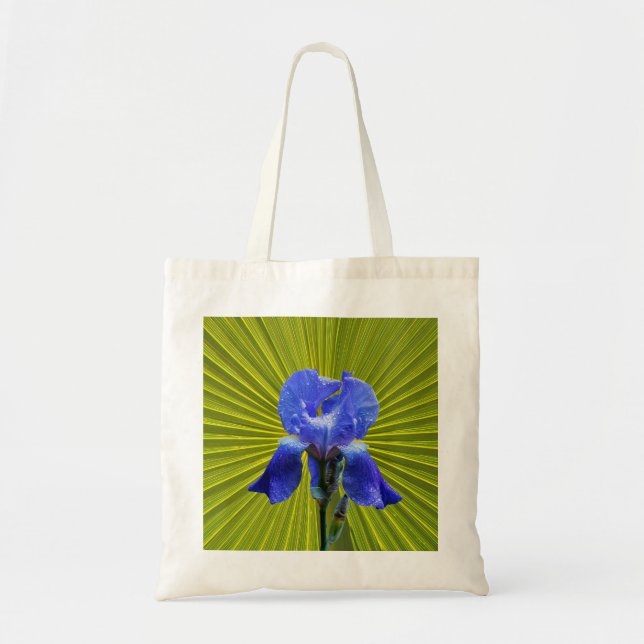 Bolsa Tote flor de íris (Frente)