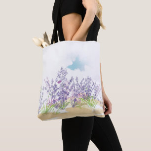 Bolsa Tote Flor de lavanda