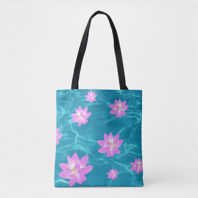 Bolsa Tote Flor de Lotus (Frente)