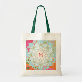 Bolsa Tote Flor de Lotus Blooming Monogramada