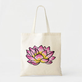 Bolsa Tote Flor de Lotus Rosa
