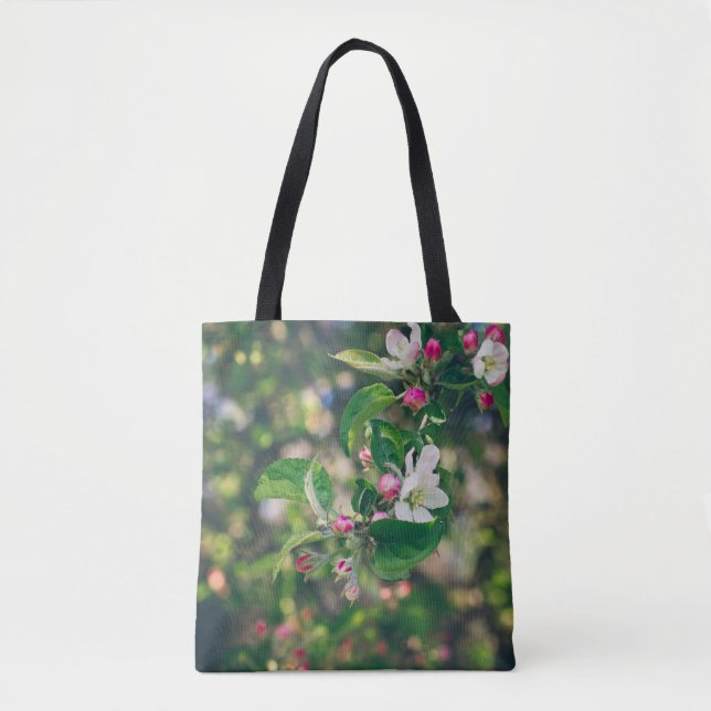 Bolsa Tote Flor de maçã (Frente)