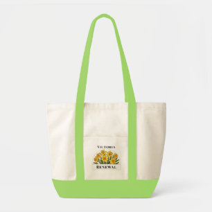 Bolsa Tote Flor de Nascimento Elegante e Personalizada do Nar