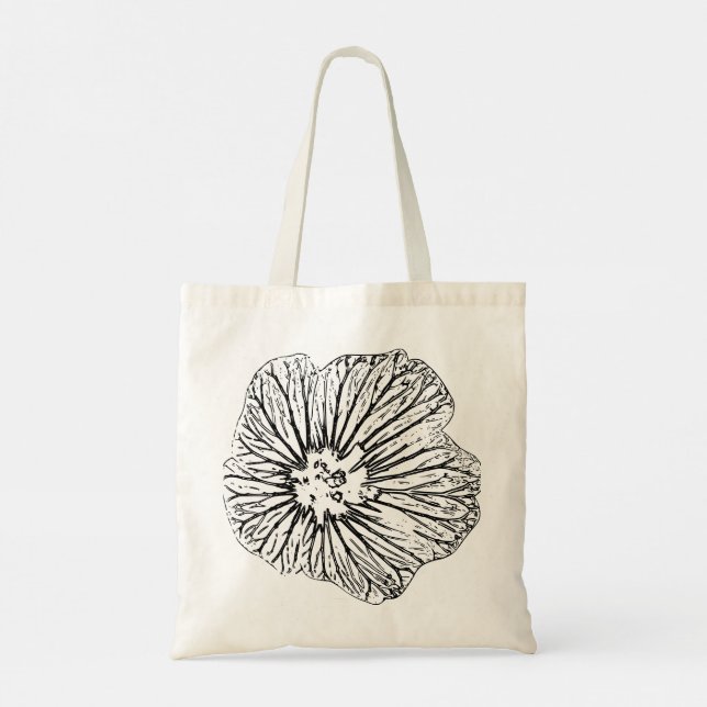 Bolsa Tote Flor de olhos (Verso)