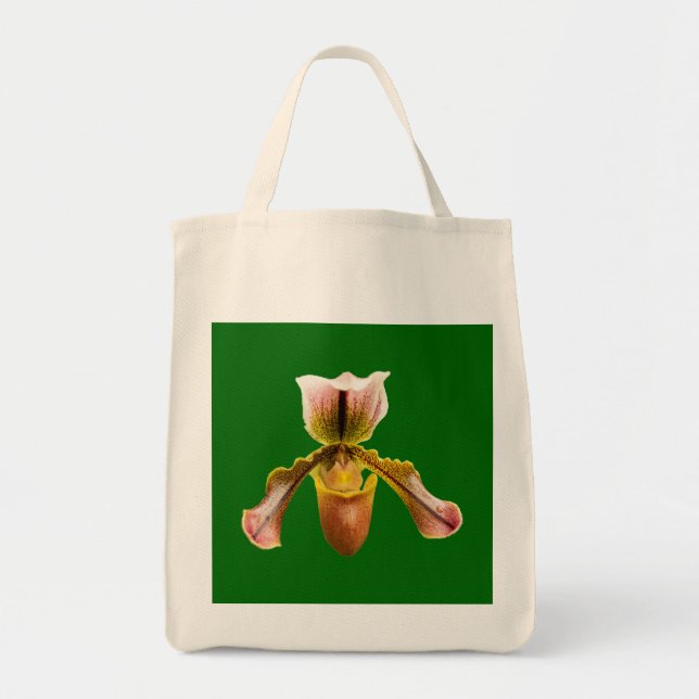 Bolsa Tote Flor de orquídea (Frente)