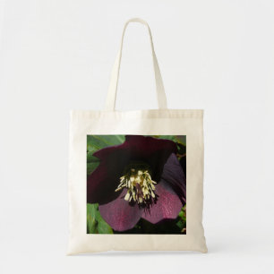 Bolsa Tote Flor de Páscoa de Rosa com lente roxa