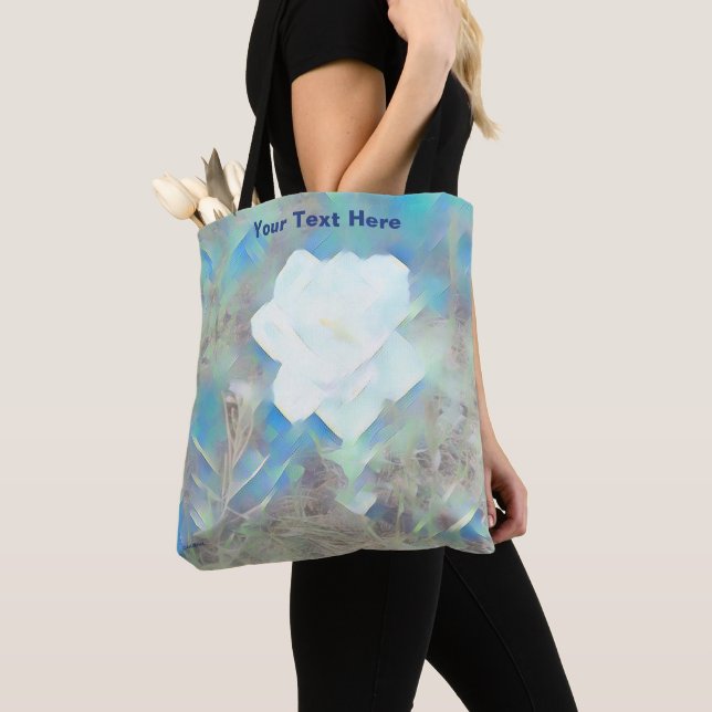 Bolsa Tote Flor de Pastel (Close Up)