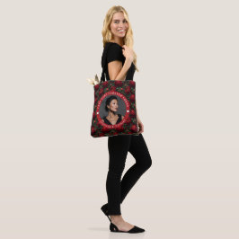 Bolsa Tote Flor de Peônia Fofa Aniversário da Filha