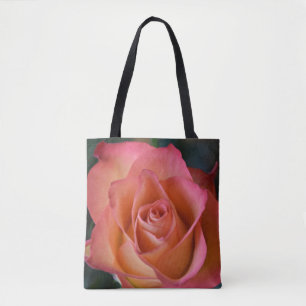 Bolsa Tote Flor de Pêssego Rosa