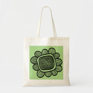 Bolsa Tote flor de rabisco