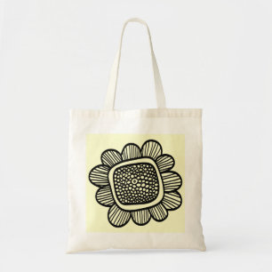 Bolsa Tote flor de rabisco