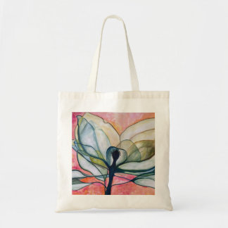 Bolsa Tote Flor de Raios-X aquarela