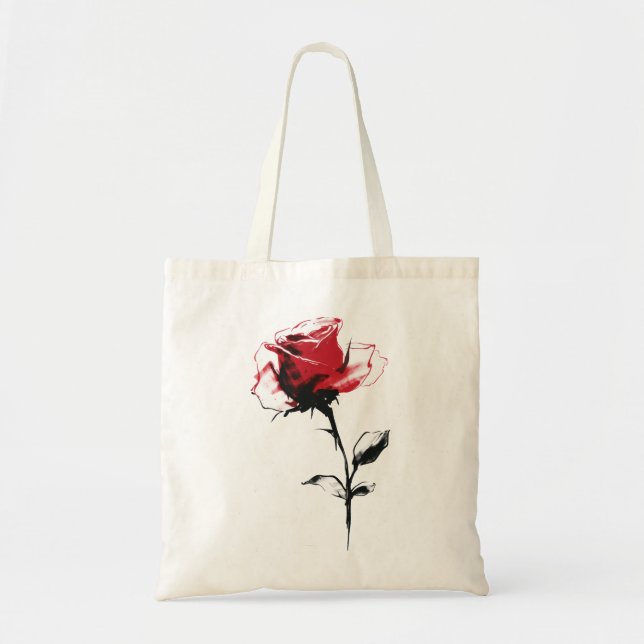 Bolsa Tote Flor de Rosa (Frente)