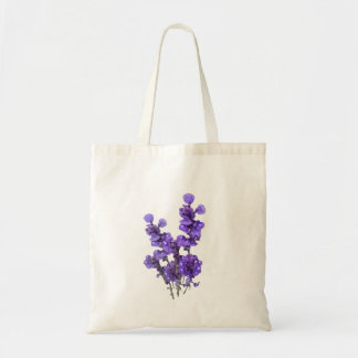 Bolsa Tote Flor de Salvia Roxa Mealycup