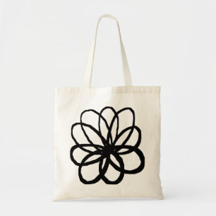 Bolsa Tote Flor de Spontanious - preto