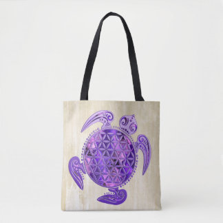 Bolsa Tote Flor De Vida / Blume des Lebens - Tartaruga