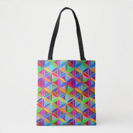 Bolsa Tote Flor de vida - padrão sem descontinuidades - cor g